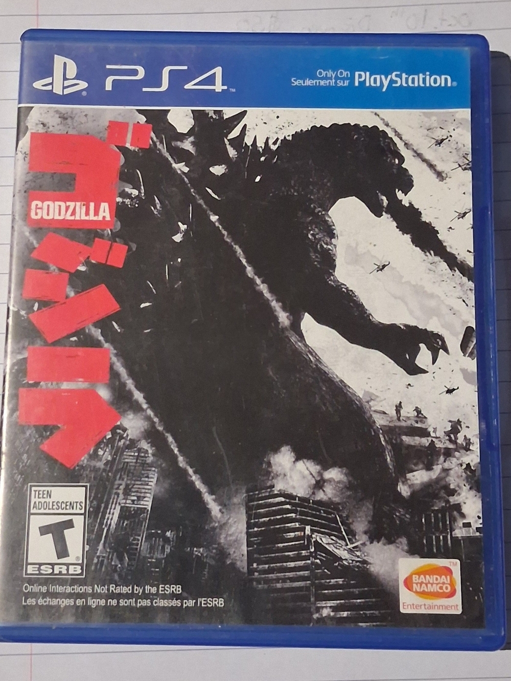 Rare GODZILLA PS4 GAME